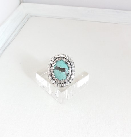 bijou fait main - bague Texas été