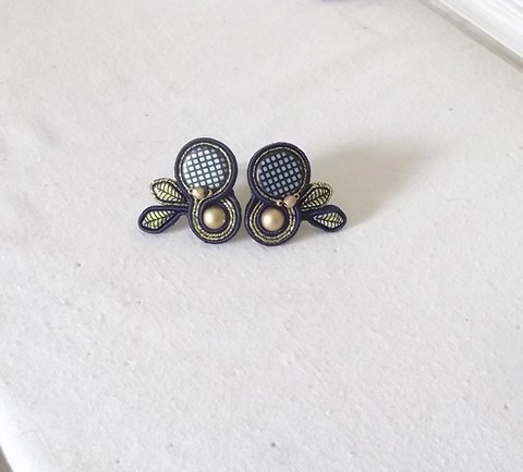 bijou artisanal - boucles DOLMEN palet clip