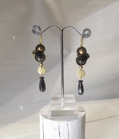 Bijou artisanal -boucles fresh soirée