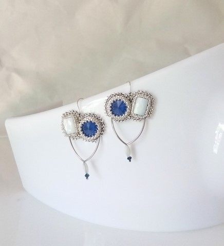 Bijou artisanal - Boucles fusion