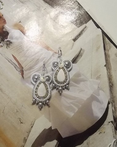 Bijou artisanal - Boucles "Un jour"