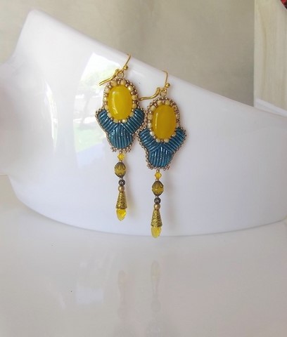 bijou artisanal - boucles Bombay