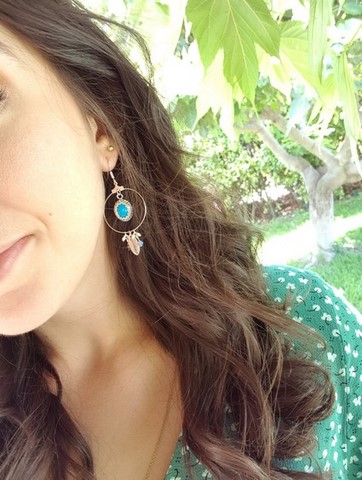 bijou artisanal - boucles CITY Créoles 2