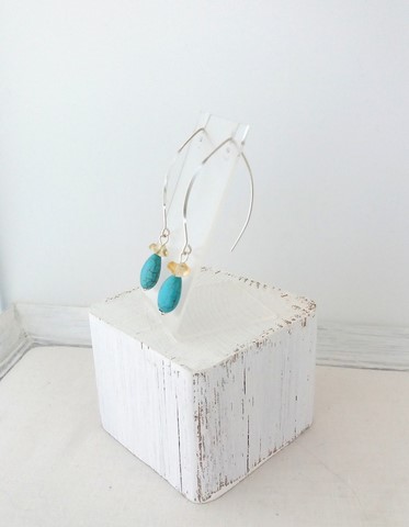 bijoux artisanaux - boucles El Mar Soleil