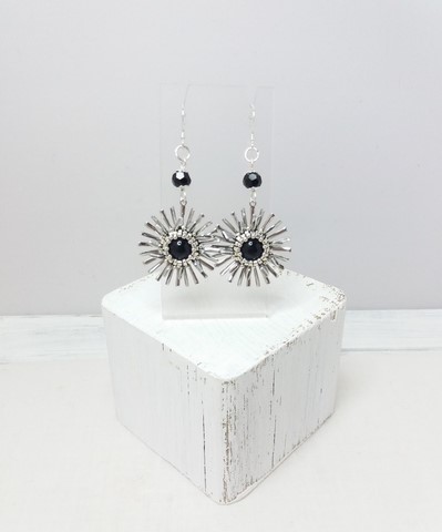 Boucles soleil d'argent