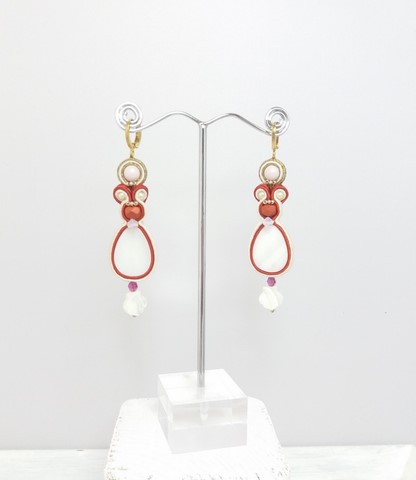 bijoux artisanaux - bocles Summer in Shell