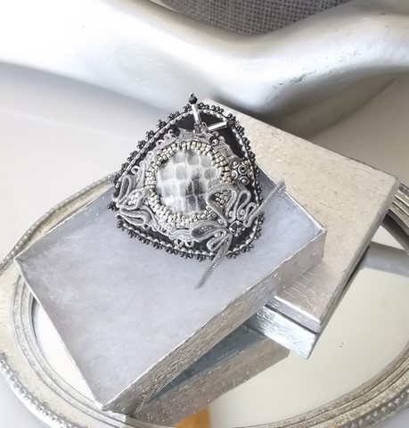 broche mini's noire - bijou original