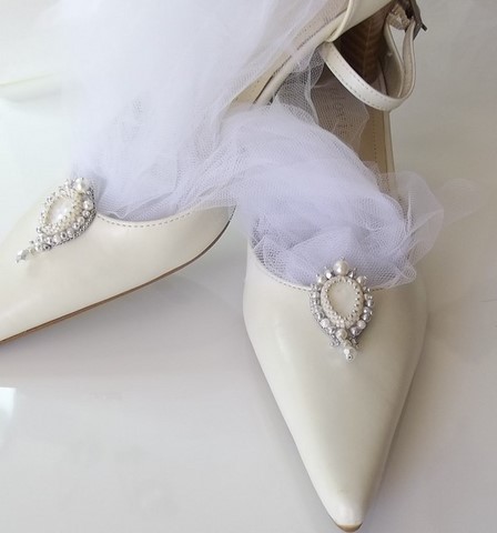 Clips chaussures wedding - bijou cristal