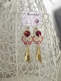 travail se soutache - Boucles Lilly gold