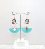 Boucles summer in shell turquoise