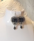 Bijou artisanal - Boucles Tiger blue