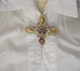 Broche Tilleul - bijou original