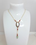 collier brodé à l'aiguille - collier Starlette