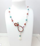 collier bridé à l'aiguille - collier Summer in Shell