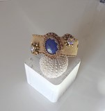 Bracelet manchette LAPIS - travail artisanal fait main